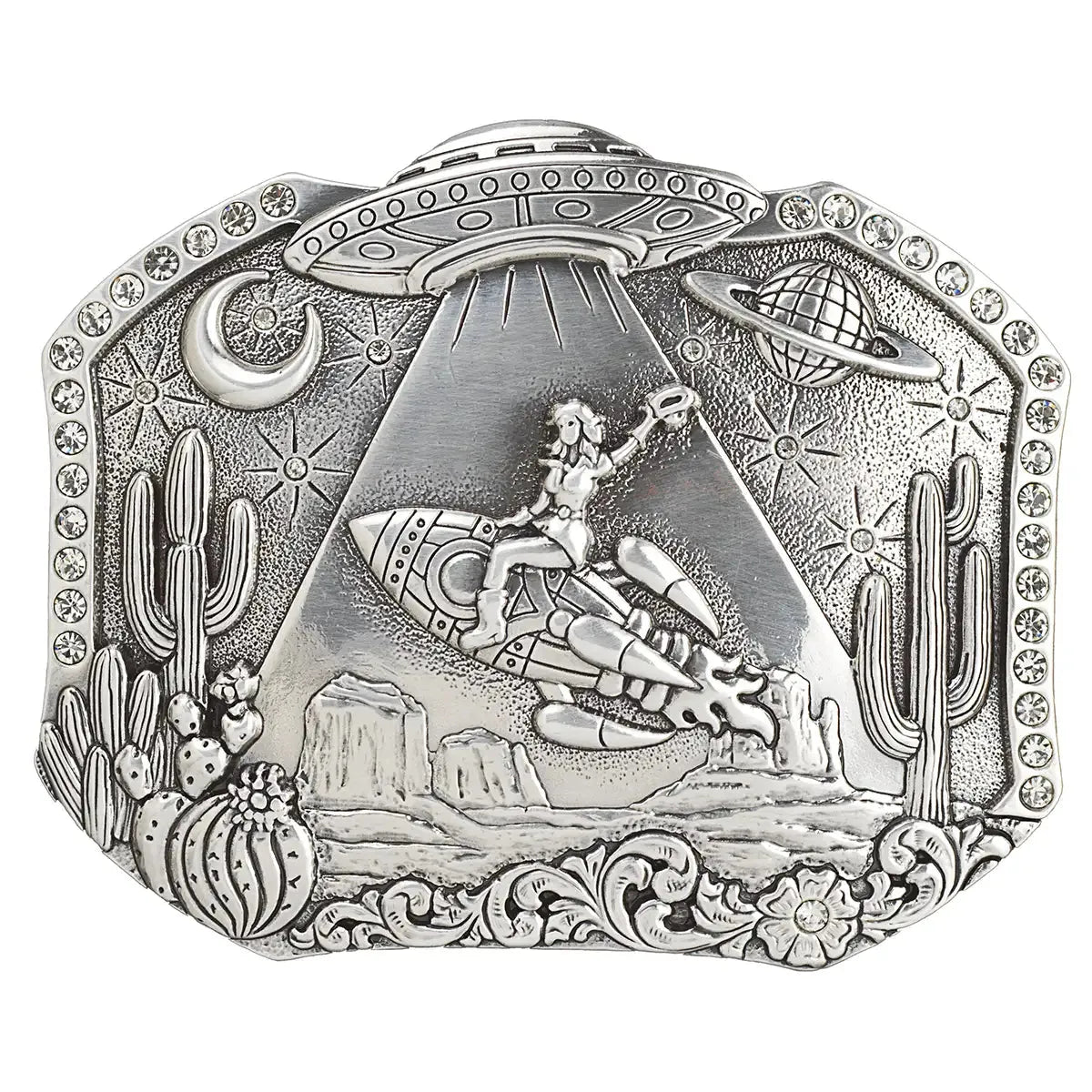Nocona Cosmic Desert - Women's Belt Buckle Silver