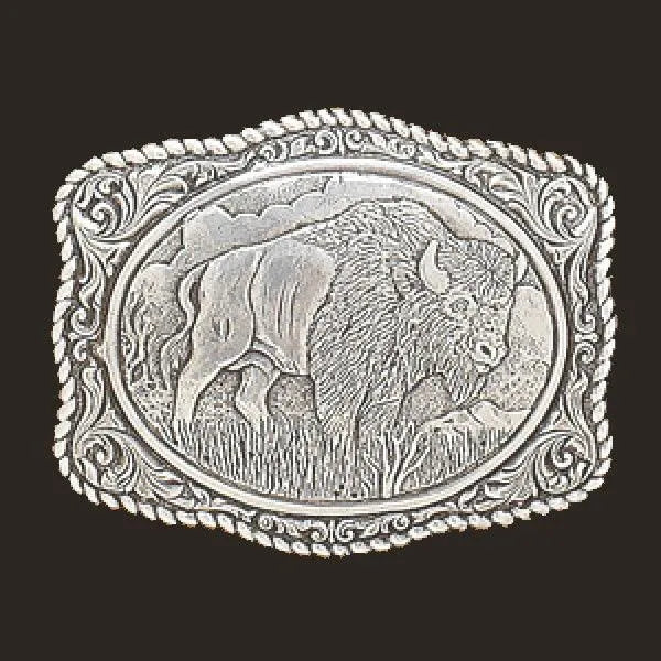 Crumrine Buffalo Bill - Belt Buckle Silver