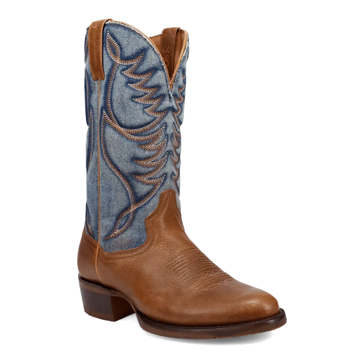 Dan Post Bullock - Men's Leather Cowboy Boots Tan