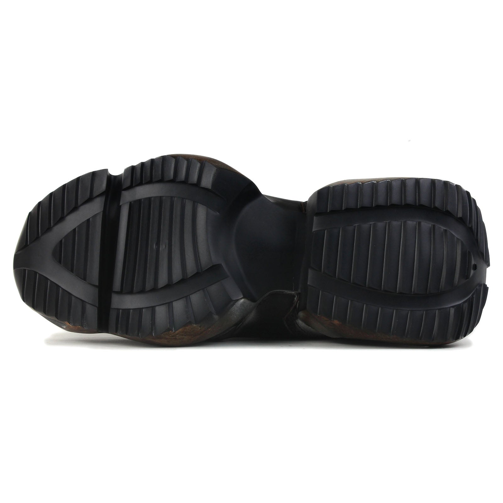 Men's Leather athletic walking Moto Boots OS-5008-S-1 Retro Darkbrown