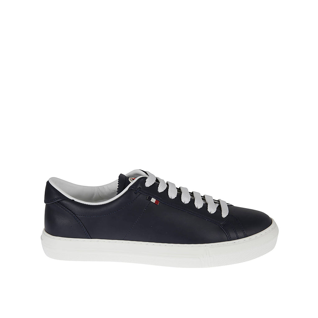 Moncler Monaco Leather Sneakers Men