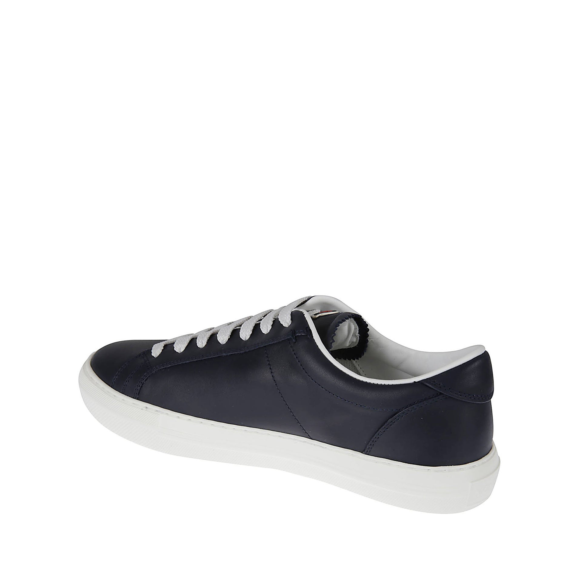 Moncler Monaco Leather Sneakers Men