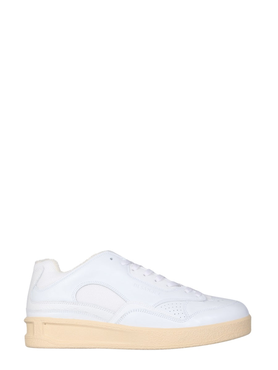 Jil Sander Men Low Leather Sneakers
