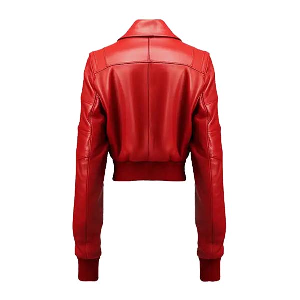 Women's Phoenix Flare Genuine Leather Bomber Jacket