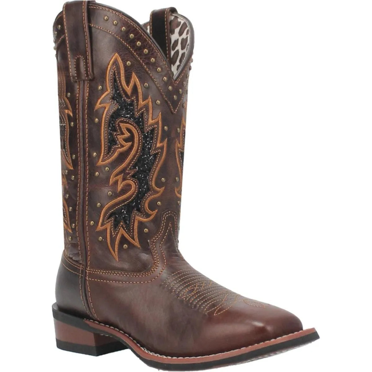 Laredo Lockhart - Women's Leather Cowgirl Boots Tan Regular