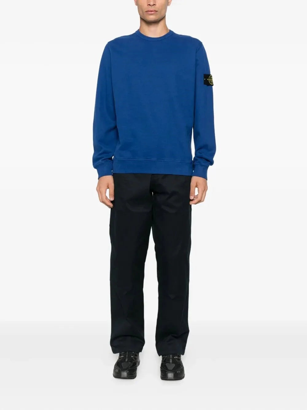 Stone Island Men `Brushed Organic Cotton` Sweatshirt