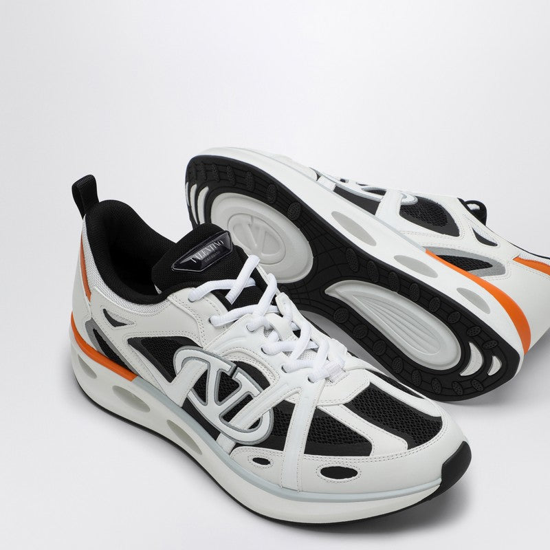 Valentino Garavani Vlogo Easyjog White/Black/Orange Sneakers Men