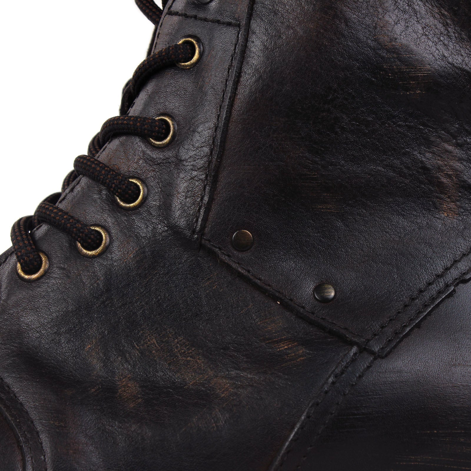 Men's Leather Ankle Boots OSS-6015-6-Retro Brown