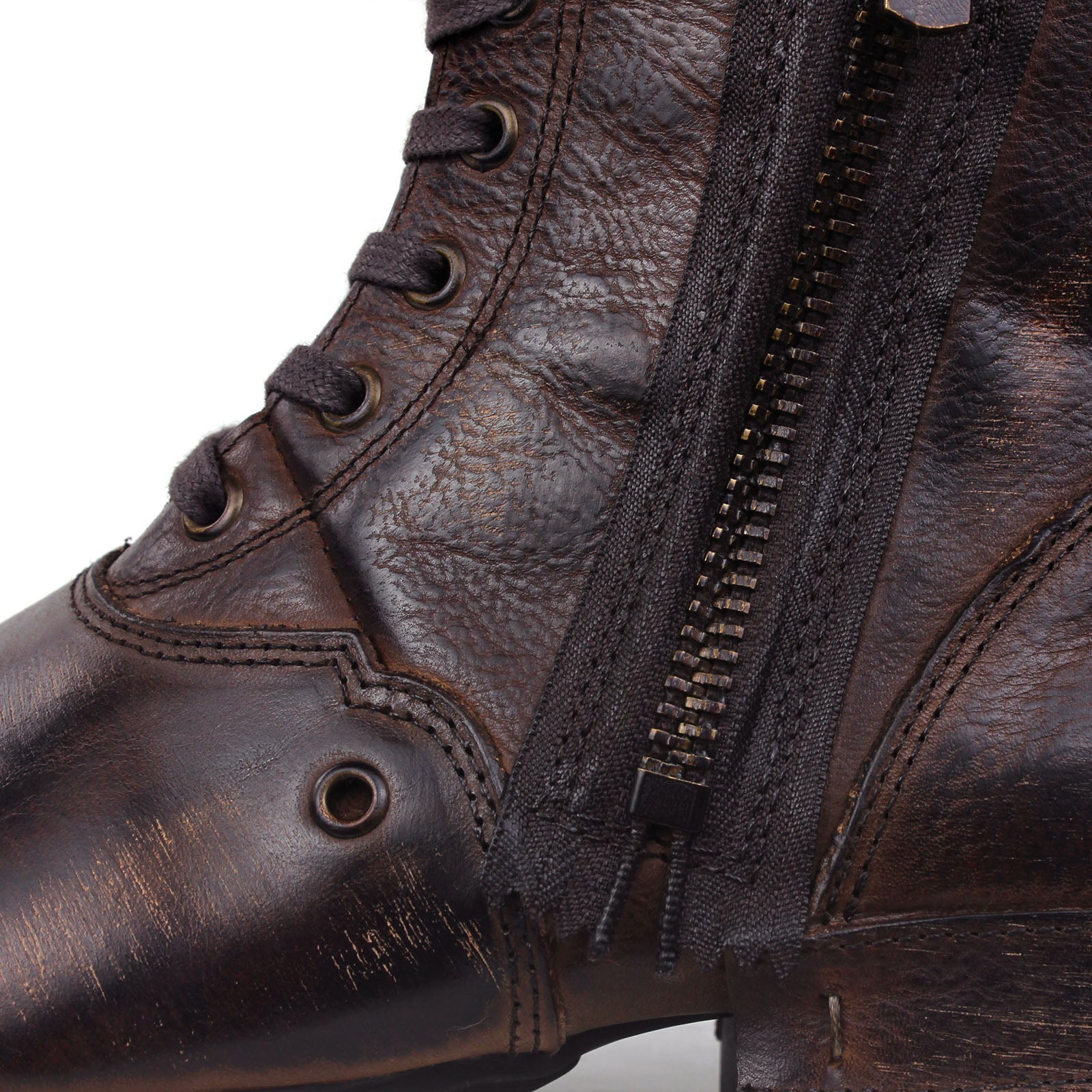 Men's Leather Ankle Boots OS-5008-8-E-F