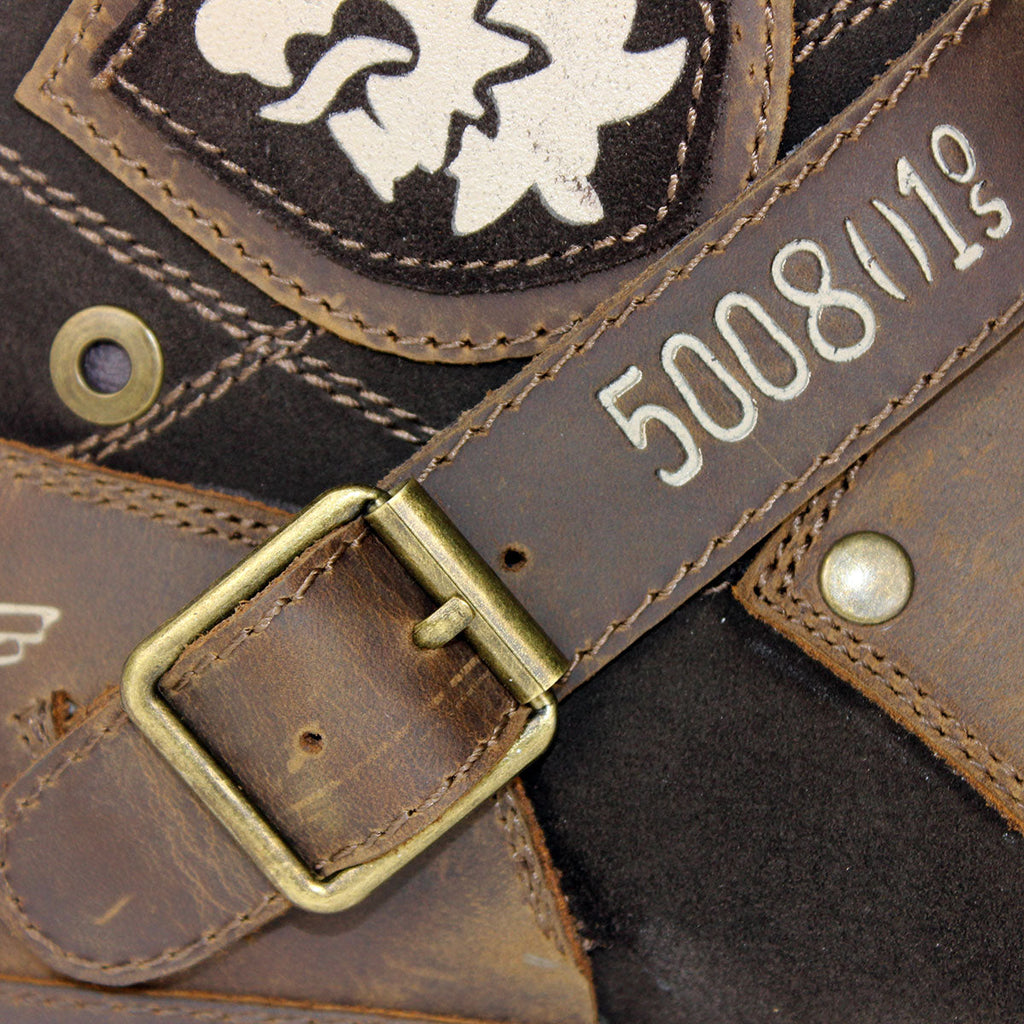 OSSTONE Men's Genuine Cow Leather Ankle Boots 5008-1