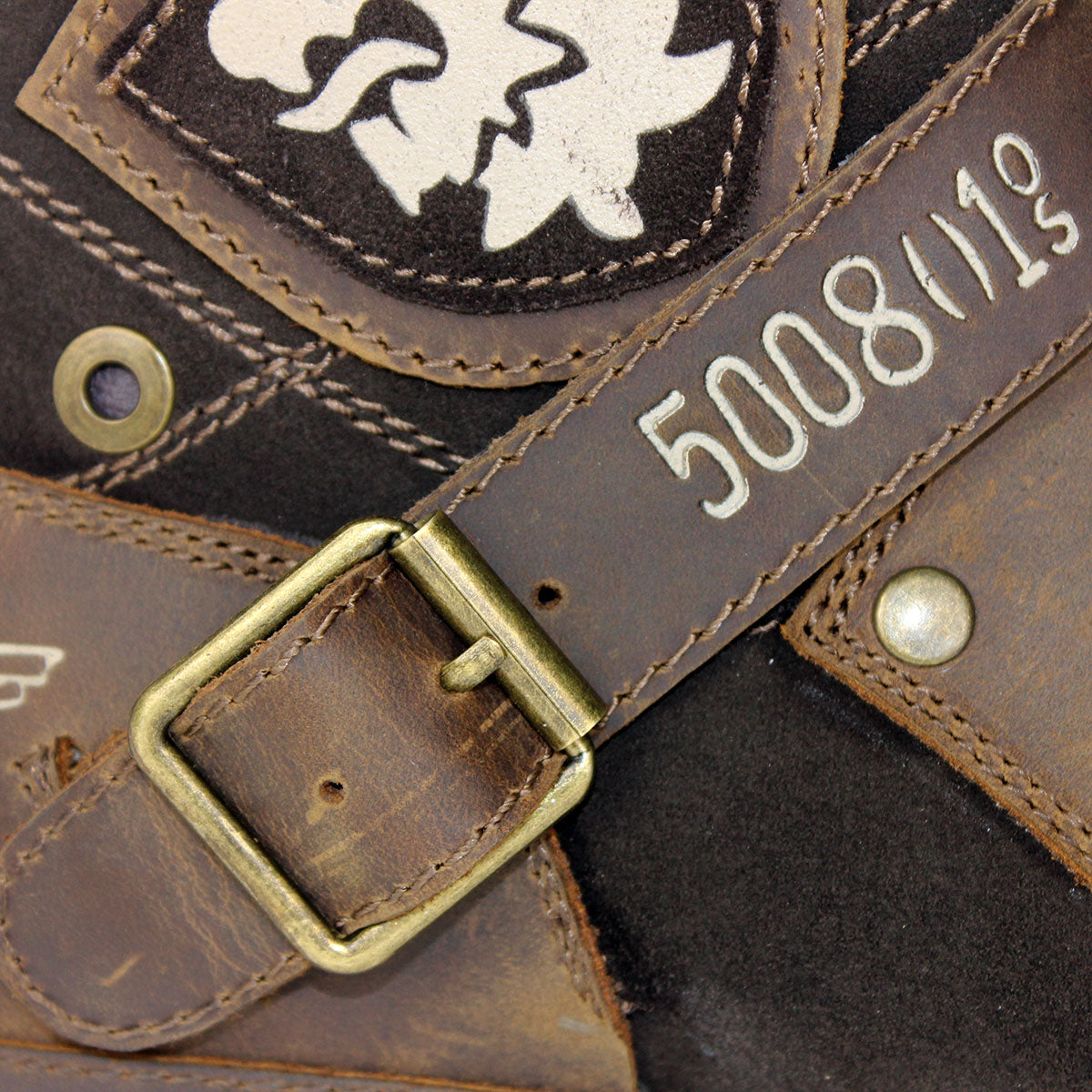 OSSTONE Men's Genuine Cow Leather Ankle Boots 5008-1