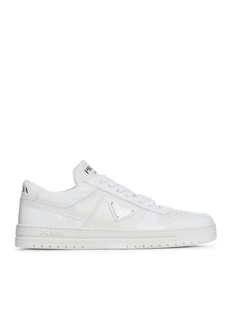 Prada Women Downtown Leather Sneakers