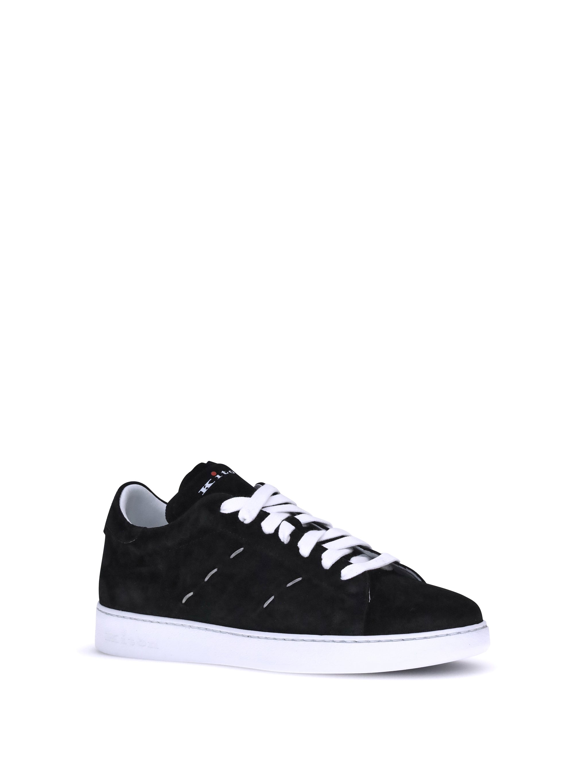 Kiton Men Leather Sneakers