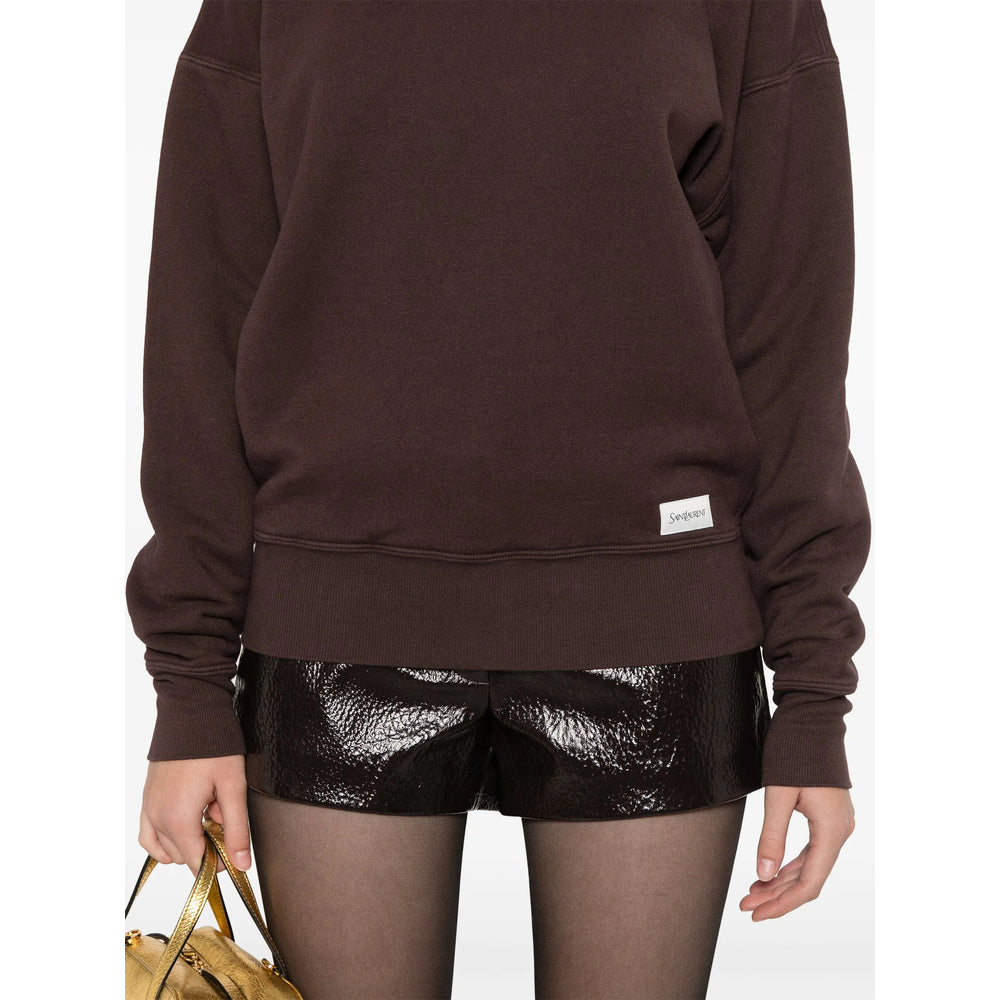 Saint Laurent Brown Tops - Sweatshirts Women