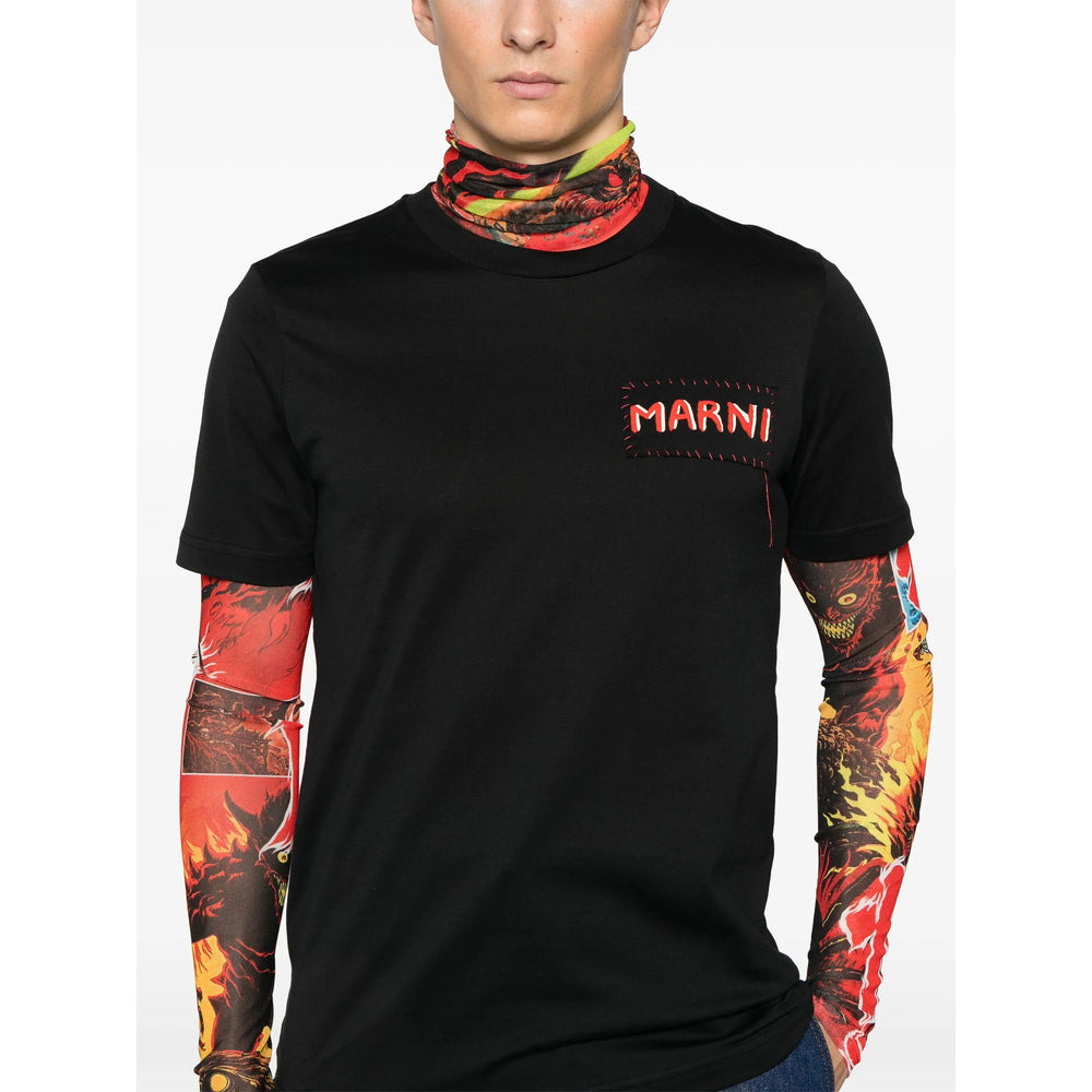 Marni Black T-Shirts & Vests - T-Shirts Men