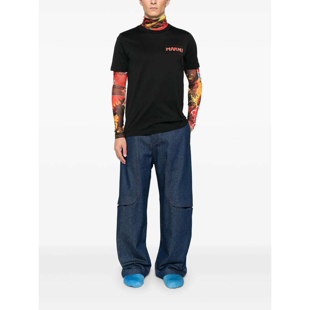Marni Black T-Shirts & Vests - T-Shirts Men