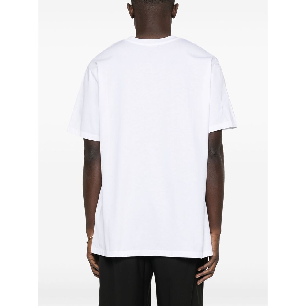 Balmain White T-Shirts & Vests - T-Shirts Men