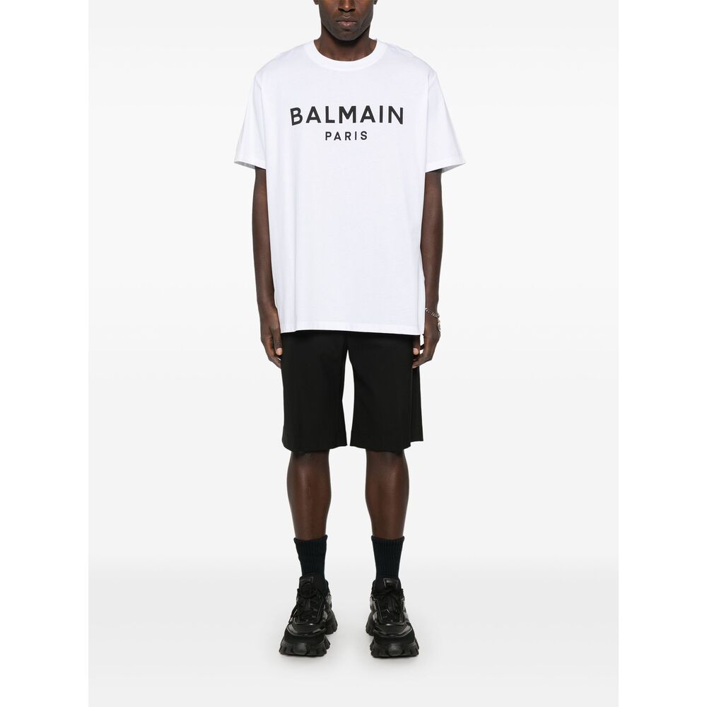 Balmain White T-Shirts & Vests - T-Shirts Men