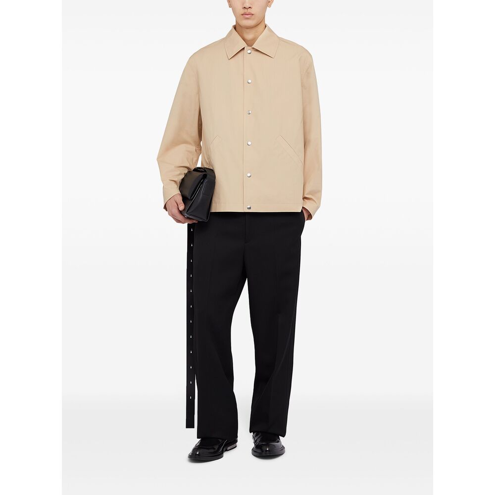 Jil Sander Neutrals Jackets - Shirt Jackets Men
