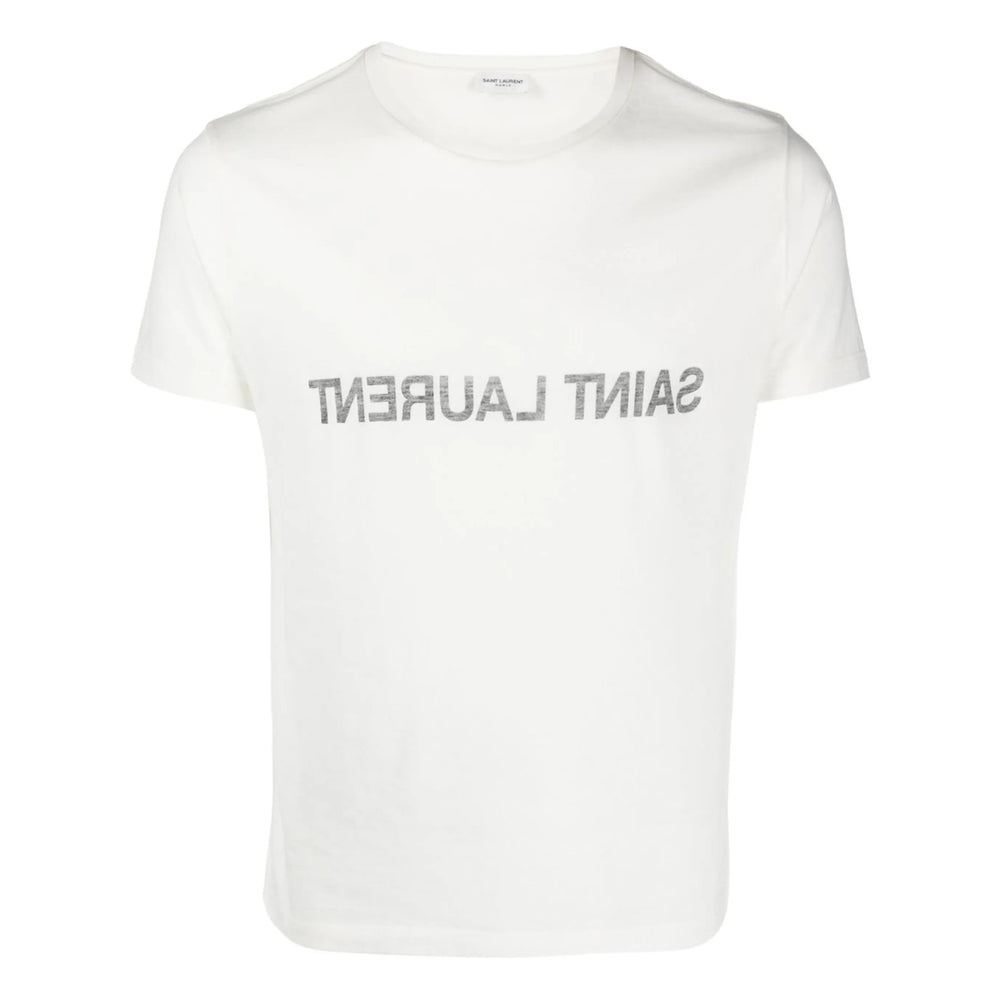 Saint Laurent Neutrals T-Shirts & Vests - T-Shirts Men