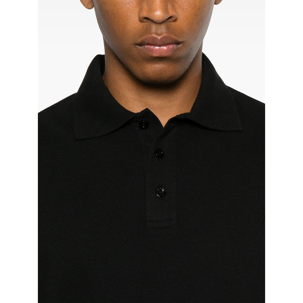 Saint Laurent Black Polo Shirts Men