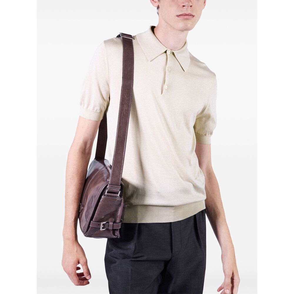 Prada Neutrals Polo Shirts Men