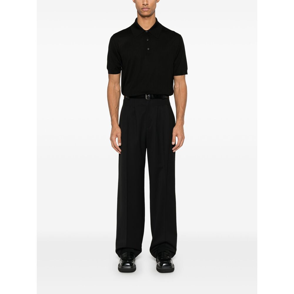 Prada Black Polo Shirts Men
