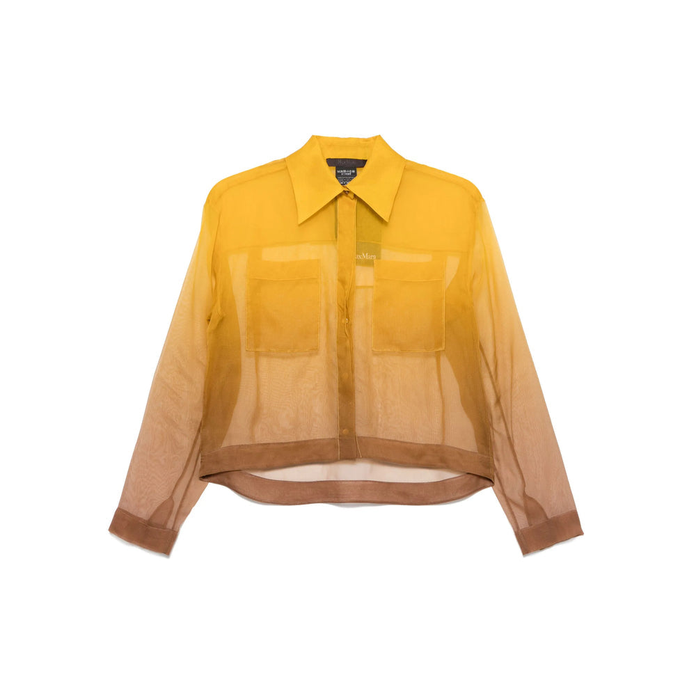 Max Mara Pianoforte Yellow Tops - Shirts Women