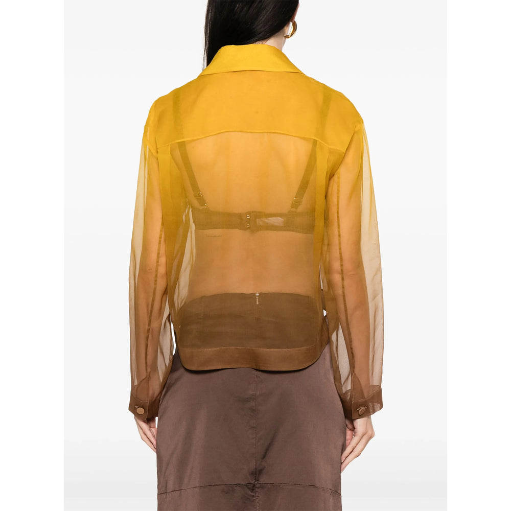 Max Mara Pianoforte Yellow Tops - Shirts Women