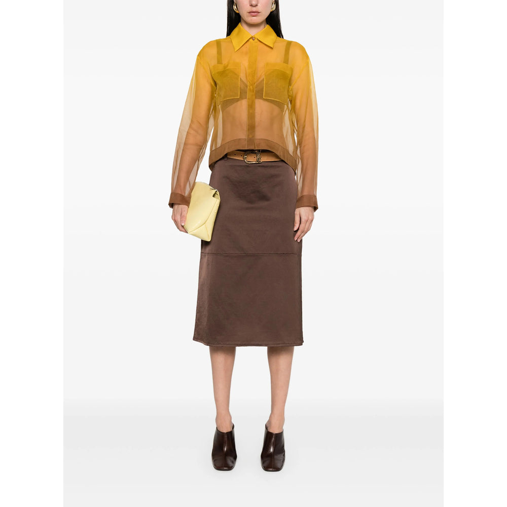 Max Mara Pianoforte Yellow Tops - Shirts Women