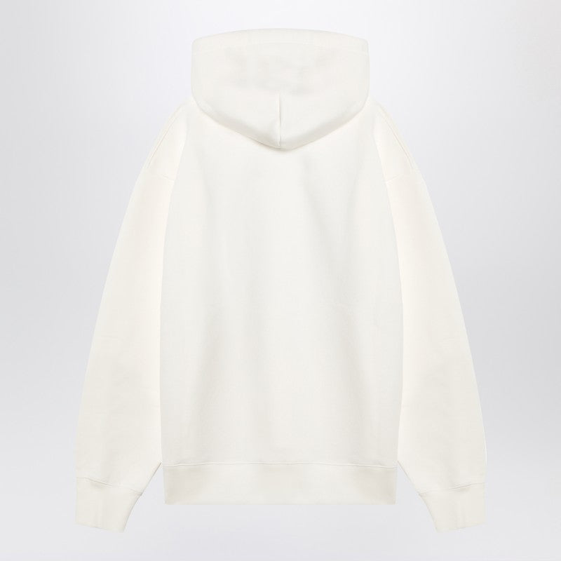 Valentino Ivory Sweatshirt With Chez Valentino Print Men