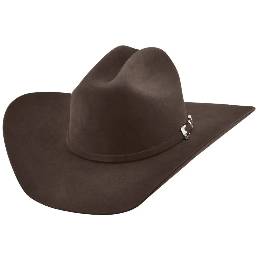 Justin Dylan - (6X) Fur Felt Cowboy Hat Chocolate