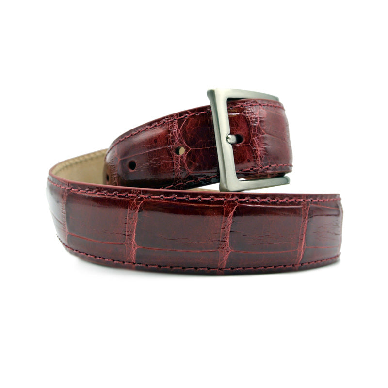 70-100-RED ALLIGATOR Belt, Red Red