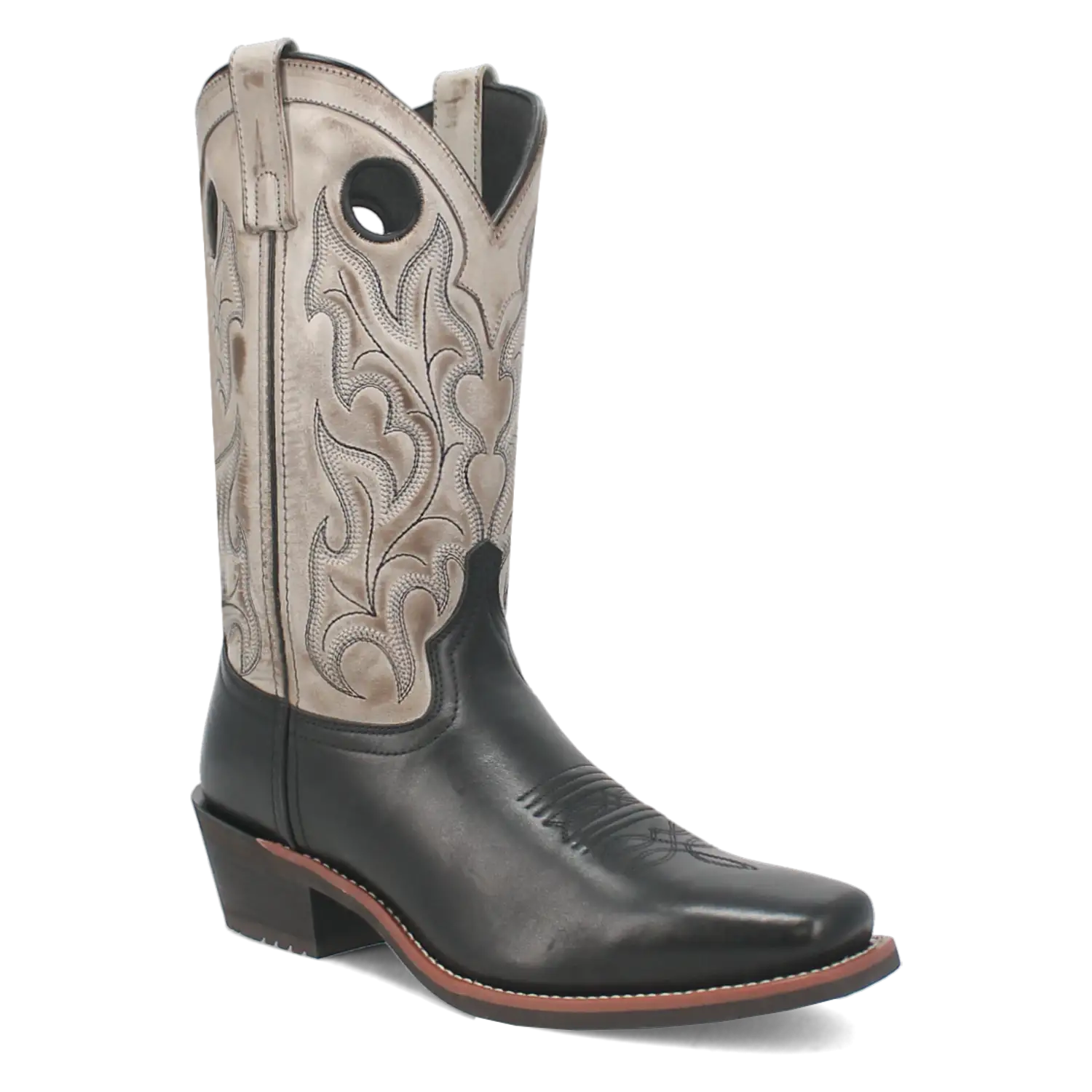 Laredo Westgate - Men's Leather Cowboy Boots Smoke