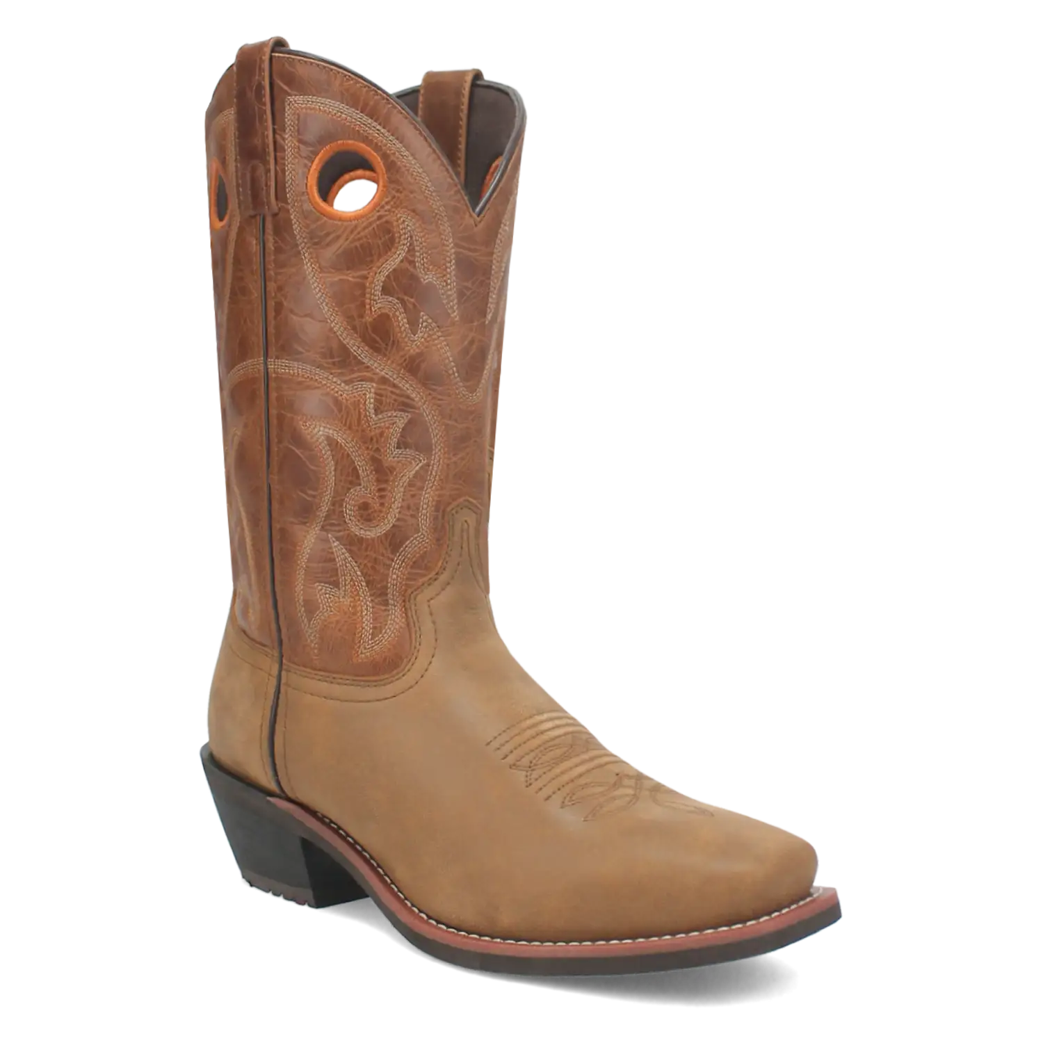 Laredo Frontier - Men's Leather Cowboy Boots Tan