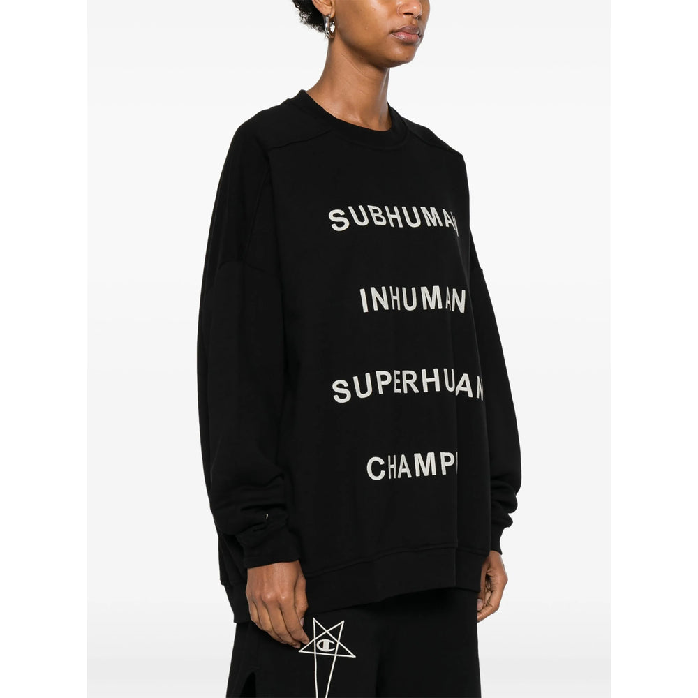 Rick Owens X Champion Black Sweaters & Knitwear - Sweatshirts Men
