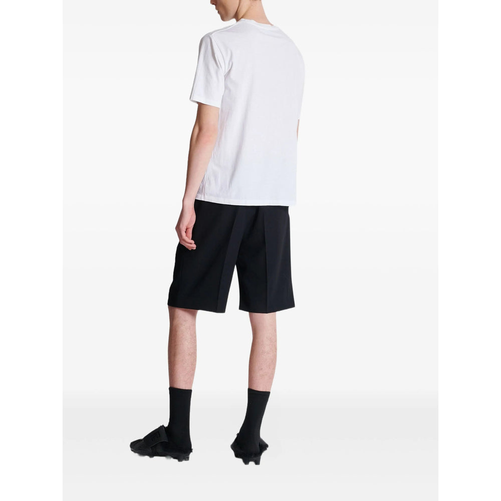Balmain White T-Shirts & Vests - T-Shirts Men