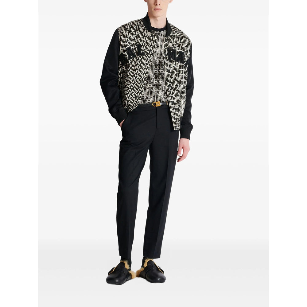 Balmain Black T-Shirts & Vests - T-Shirts Men