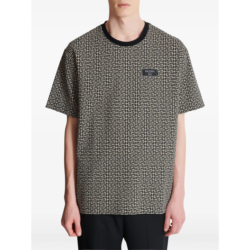 Balmain Black T-Shirts & Vests - T-Shirts Men