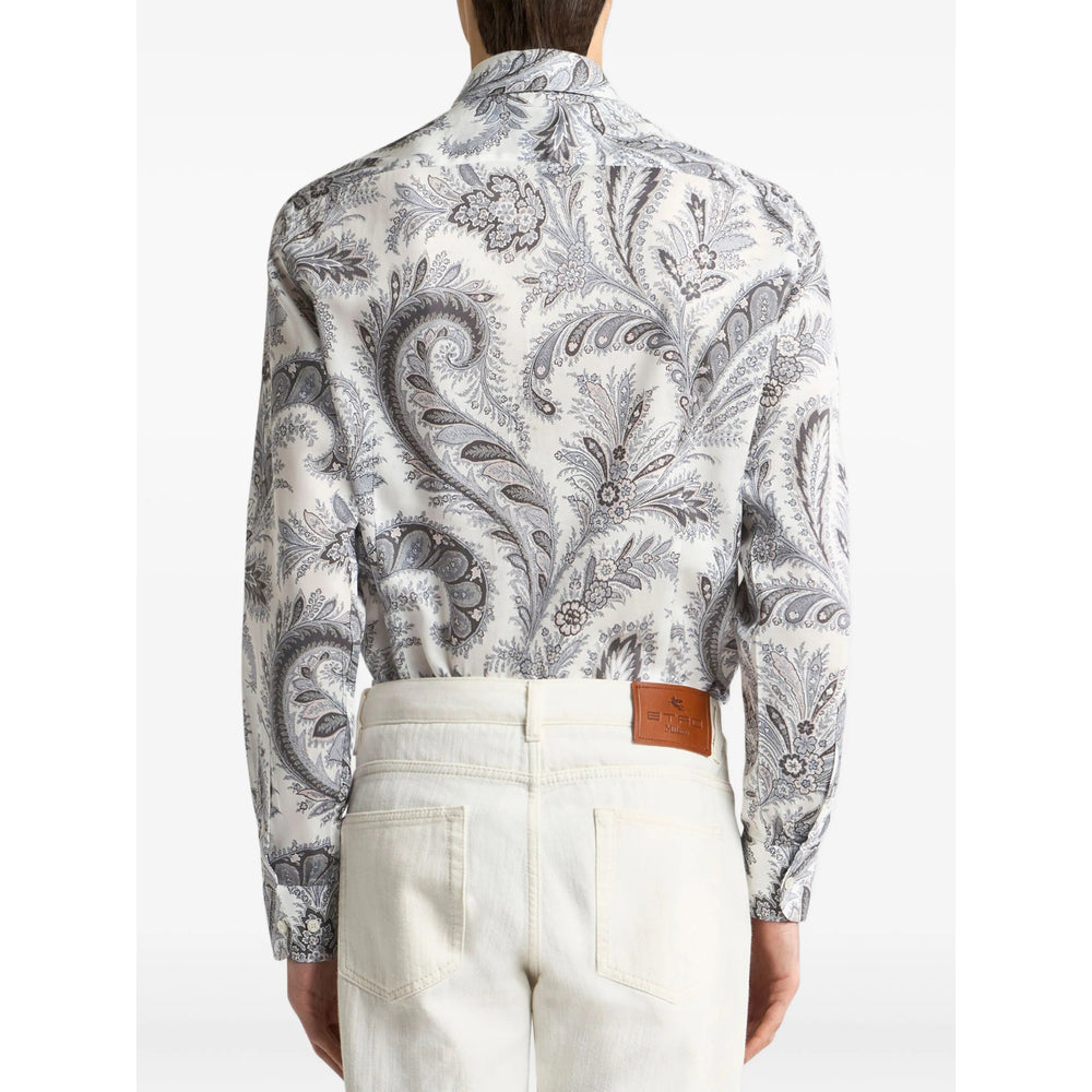 Etro Grey Shirts Men