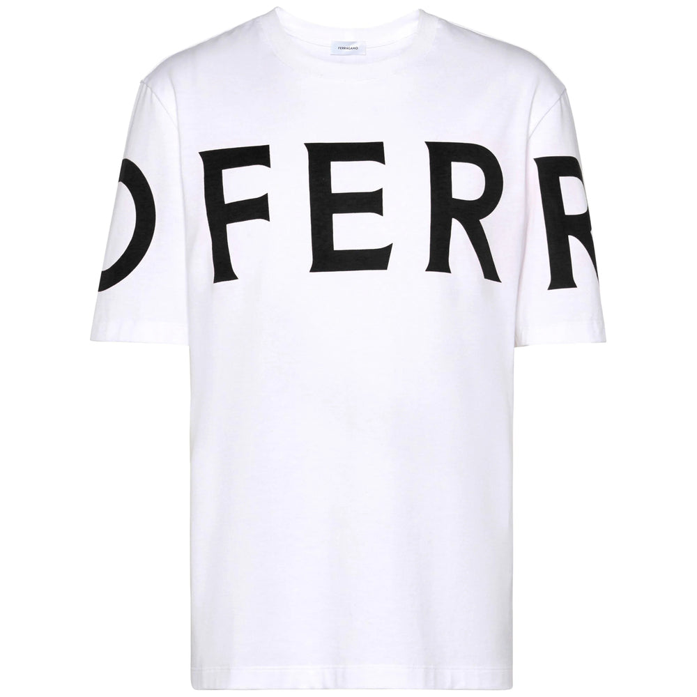 Ferragamo White T-Shirts & Vests - T-Shirts Men