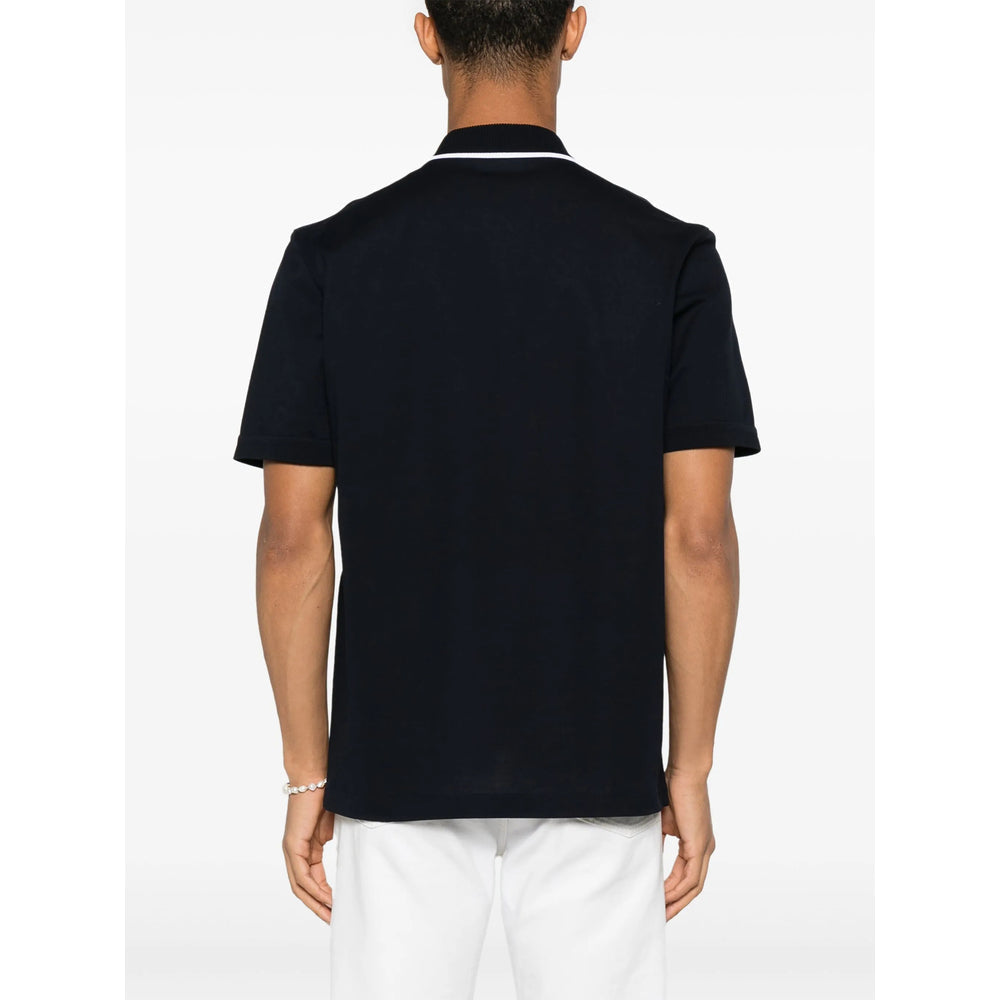 Ferragamo Blue Polo Shirts Men