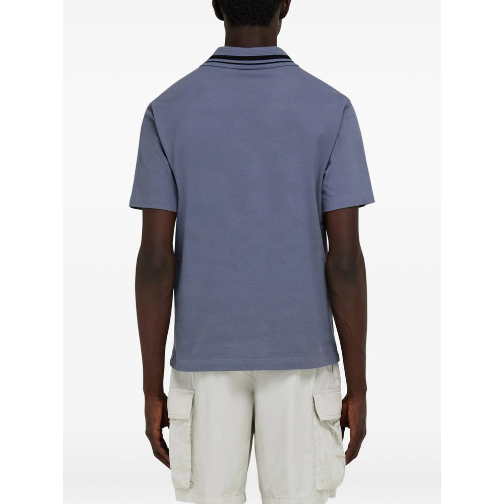 Ferragamo Blue Polo Shirts Men