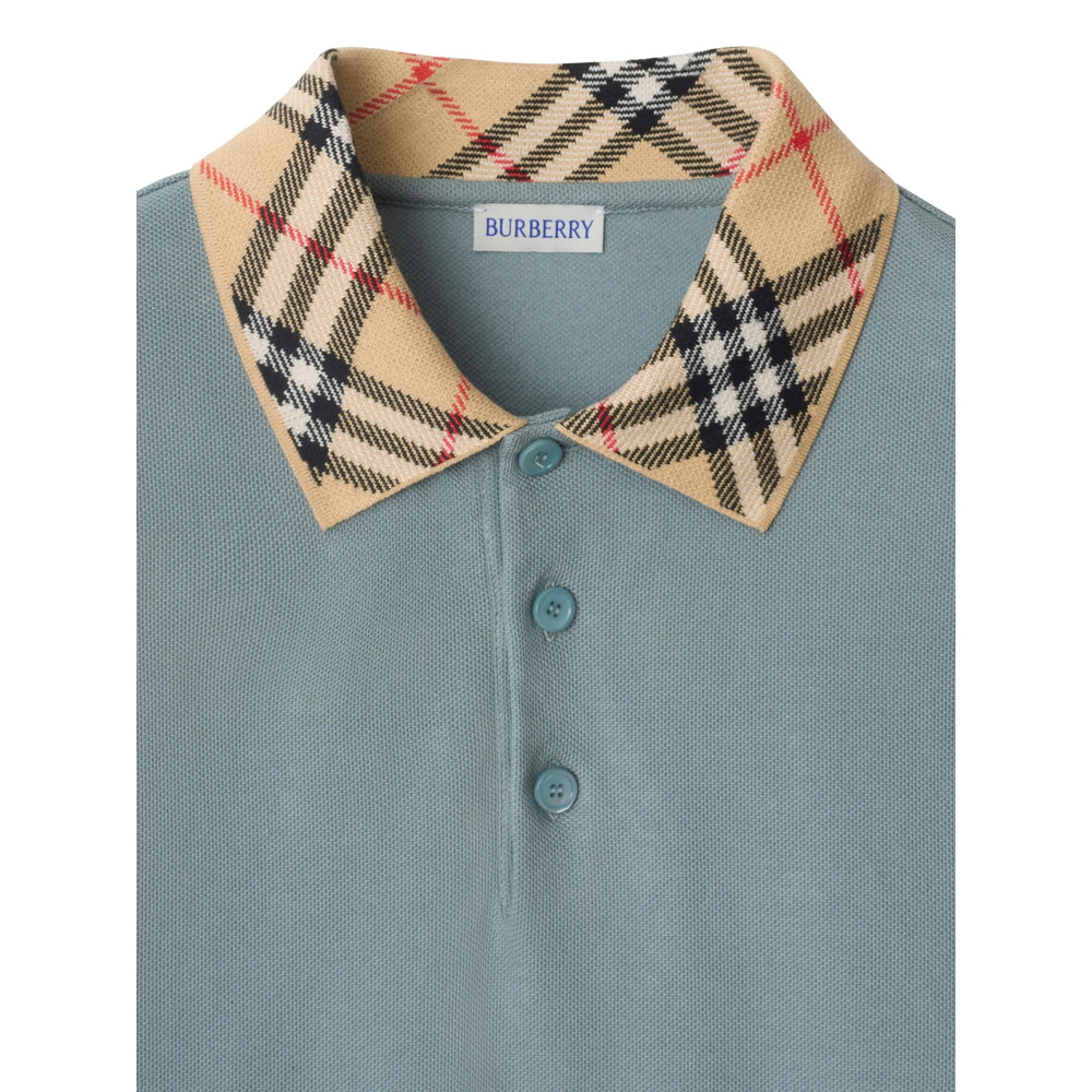 Burberry Blue Polo Shirts Men