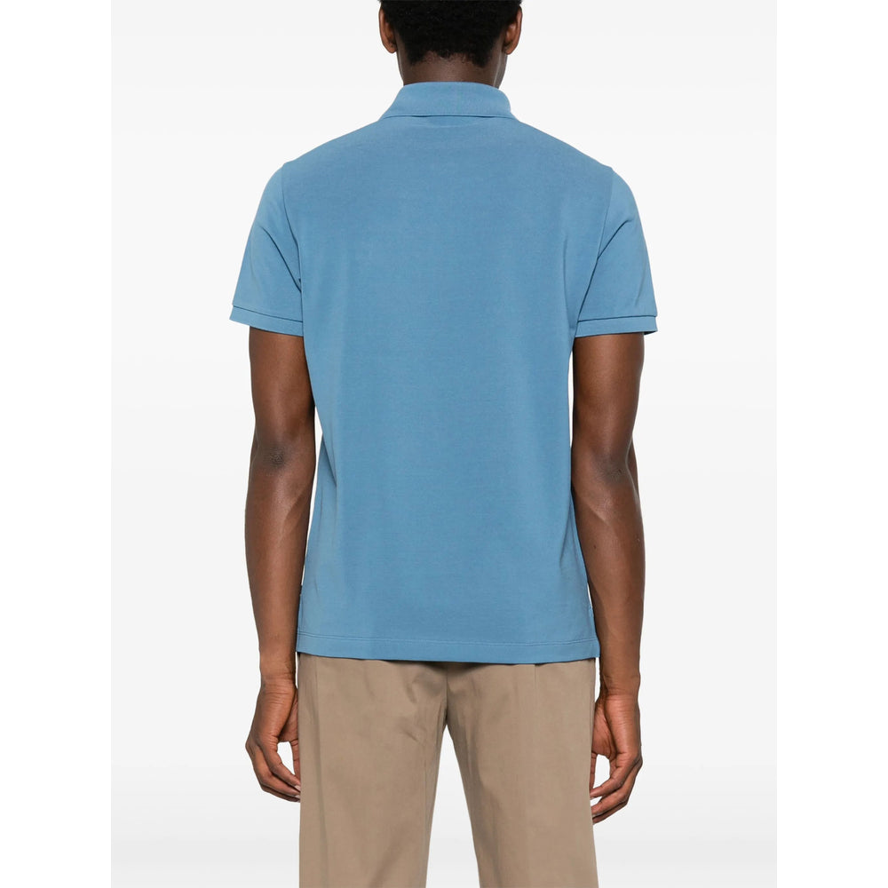 Fendi Blue Polo Shirts Men