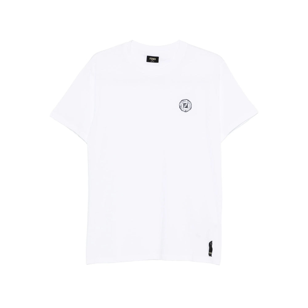 Fendi White T-Shirts & Vests - T-Shirts Men