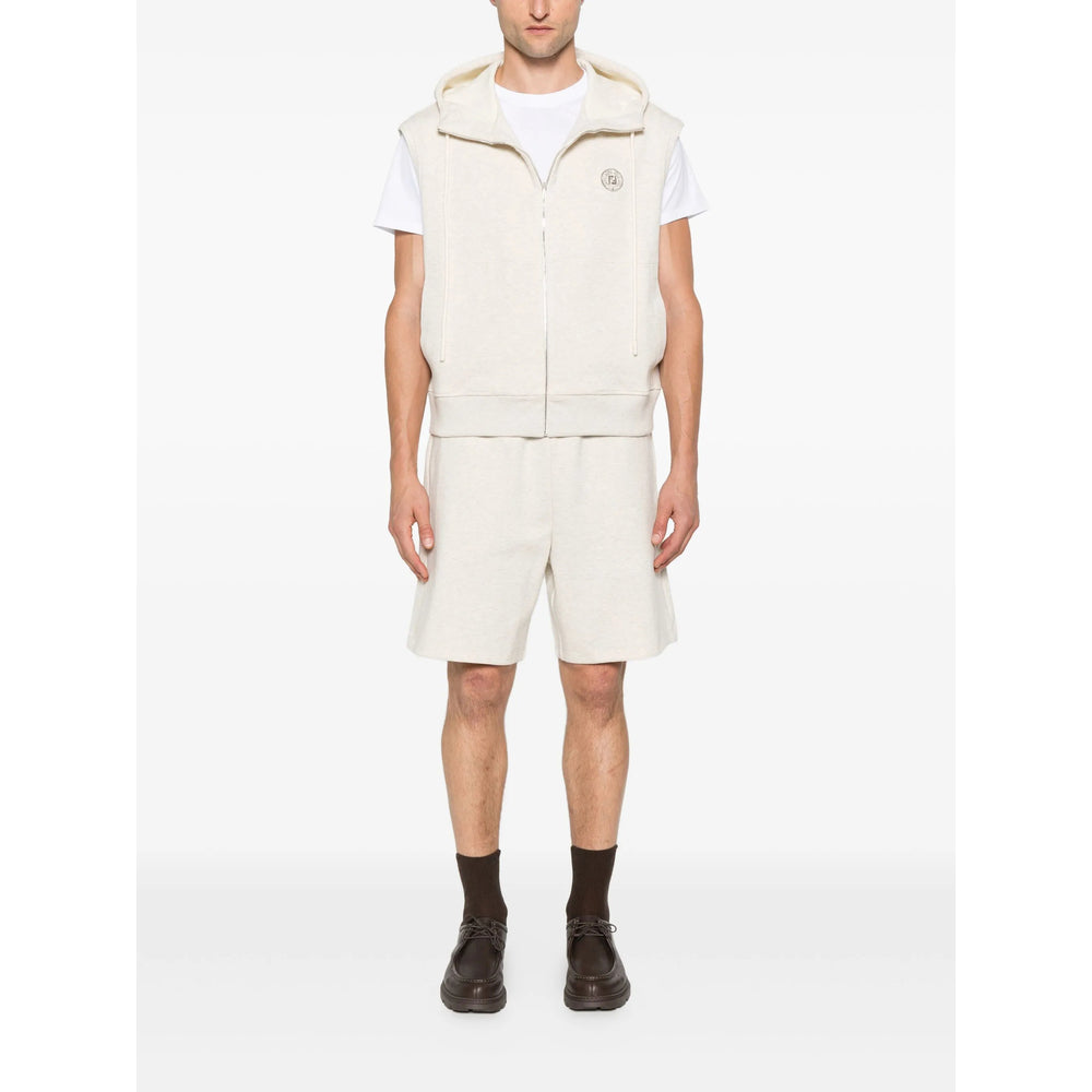 Fendi White T-Shirts & Vests - T-Shirts Men