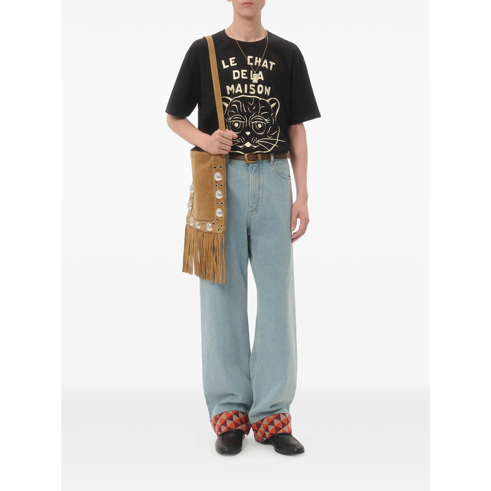 Valentino Black T-Shirts & Vests - T-Shirts Men