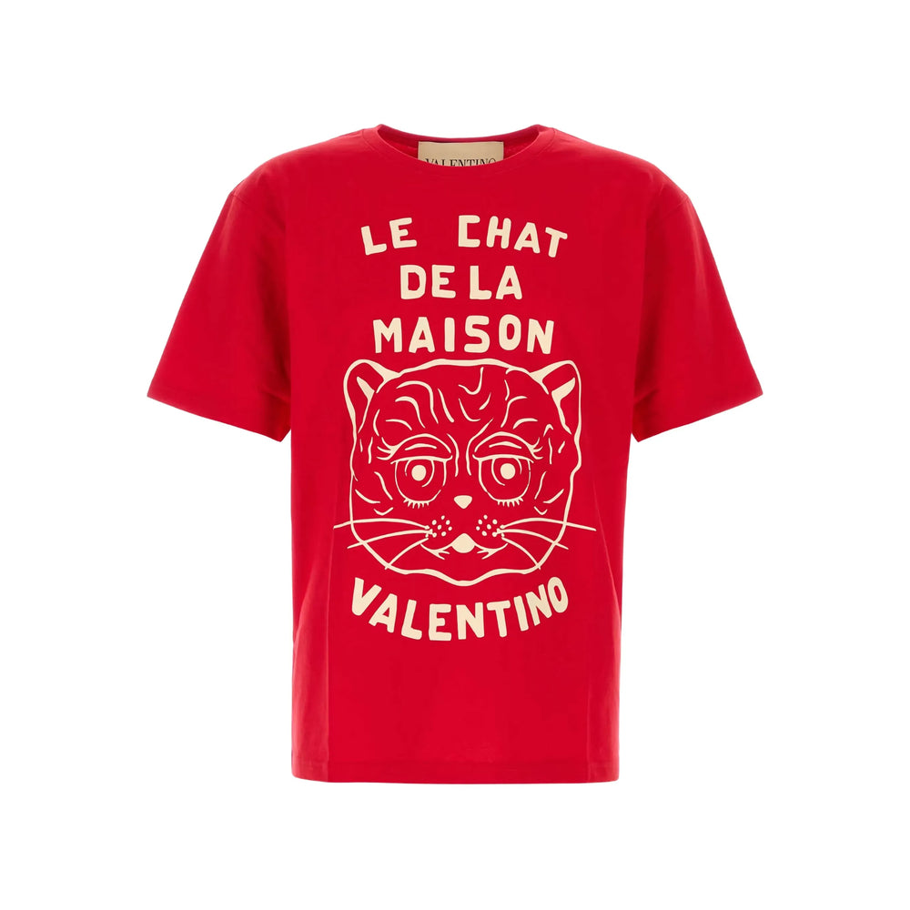 Valentino Red T-Shirts & Vests - T-Shirts Men