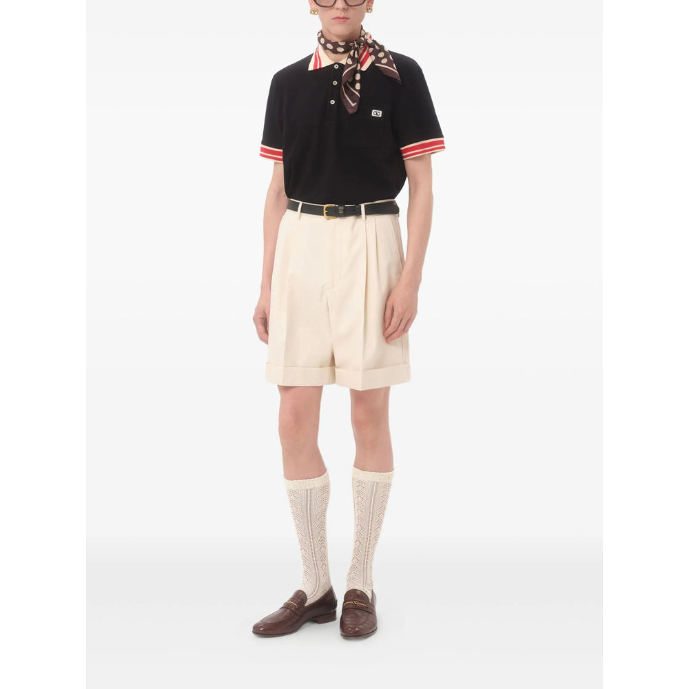 Valentino Black Polo Shirts Men